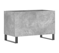 Berkfield Industrial Record Cabinet Concrete Grey 74.5X38X48 Cm Engineered Wood