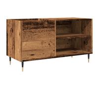Berkfield Industrial Record Cabinet Old Wood 84.5X38X48 Cm Engineered Wood