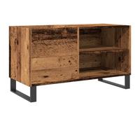 Berkfield Industrial Record Cabinet Old Wood 84.5X38X48 Cm Engineered Wood