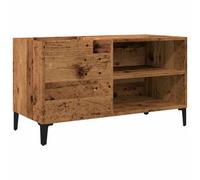 Berkfield Industrial Record Cabinet Old Wood 84.5X38X48 Cm Engineered Wood
