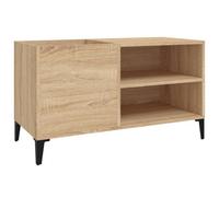 Berkfield Industrial Record Cabinet Sonoma Oak 84.5X38X48 Cm Engineered Wood