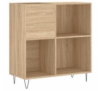Berkfield Industrial Record Cabinet Sonoma Oak 84.5X38X89 Cm Engineered Wood
