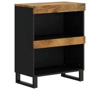 Berkfield Industrial Side Cabinet 60X33X75 Cm Solid Wood Mango