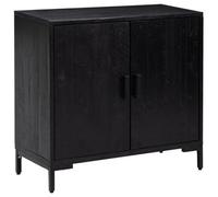 Berkfield Industrial Sideboard Black 75X35X70 Cm Solid Pinewood