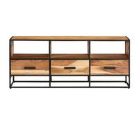 Berkfield Industrial Tv Cabinet 110X30X45 Cm Solid Acacia Wood