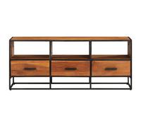 Berkfield Industrial Tv Cabinet 110X30X45 Cm Solid Acacia Wood