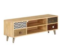 Berkfield Industrial Tv Cabinet 120X30X40 Cm Solid Mango Wood