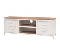 Berkfield Industrial Tv Cabinet 120X30X40 Cm White