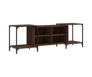 Berkfield Industrial Tv Cabinet Brown Oak 153X37X50 Cm Engineered Wood