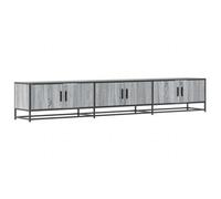 Berkfield Industrial Tv Cabinet Grey Sonoma 240X35X41 Cm Engineered Wood