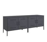 Berkfield Industrial Tv Cabinets 2 Pcs Anthracite 68X39X50.5 Cm Steel