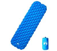 Berkfield Inflating Camping Mattress 1-Person Blue 190X58X6 Cm