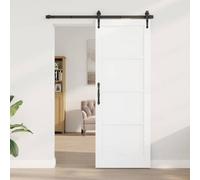 Berkfield Interior Door "orkdal" White 78X211X4 Cm Solid Wood Pine
