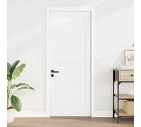 Berkfield Interior Door 'orkdal'white 78X202X4 Cm Solid Wood Pine