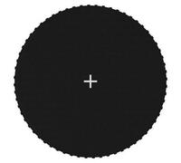 Berkfield Jumping Mat Fabric Black For 12 Feet/3.66 M Round Trampoline