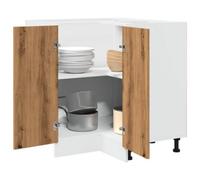 Berkfield Kitchen Cabinet Artisan Oak 75.5X75.5X81.5 Cm Engineered Wood