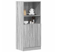 Berkfield Kitchen Cabinet Grey Sonoma 57X41.5X131.5 Cm Engineered Wood