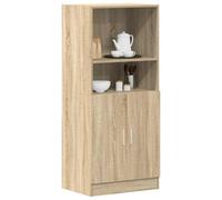 Berkfield Kitchen Cabinet Sonoma Oak 57X41.5X131.5 Cm Engineered Wood