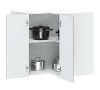 Berkfield Kitchen Wall Corner Cabinet Lucca Grey Sonoma Engineered Wood