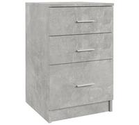 Berkfield Minimalist Bed Cabinet Concrete Grey 40X40X63 Cm Engineered Wood