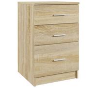 Berkfield Minimalist Bed Cabinet Sonoma Oak 40X40X63 Cm Engineered Wood