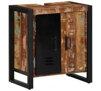 Berkfield Modern Bathroom Cabinet Multicolour 55X35X60 Cm Solid Wood Reclaimed