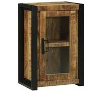 Berkfield Modern Bathroom Wall Cabinet 40X30X60 Cm Solid Wood Rough Mango