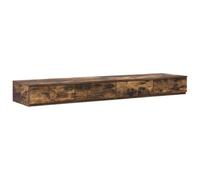 Berkfield Modern Bed Drawers Smoked Oak 160X36,5X16,5 Cm Engineered Wood