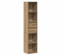 Berkfield Modern Book Cabinet Artisan Oak 36X30X171 Cm Engineered Wood