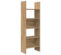 Berkfield Modern Book Cabinet Artisan Oak 60 X 35 X 180 Cm Engineered Wood