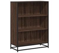 Berkfield Modern Book Cabinet Brown Oak 80.5X35X107.5 Cm Engineered Wood
