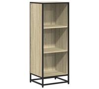 Berkfield Modern Book Cabinet Sonoma Oak 40X35X107.5 Cm Engineered Wood