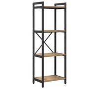Berkfield Modern Bookcase Artisan Oak 40 X 30 X 118 Cm Engineered Wood