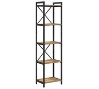 Berkfield Modern Bookcase Artisan Oak 40 X 30 X 153 Cm Engineered Wood
