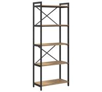 Berkfield Modern Bookcase Artisan Oak 60 X 30 X 153 Cm Engineered Wood