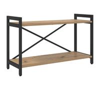 Berkfield Modern Bookcase Artisan Oak 80 X 30 X 48.5 Cm Engineered Wood