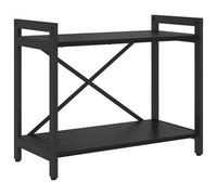 Berkfield Modern Bookcase Black Oak 60 X 30 X 48.5 Cm Engineered Wood