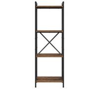 Berkfield Modern Bookcase Old Wood 40 X 30 X 118 Cm Engineered Wood