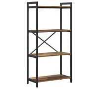 Berkfield Modern Bookcase Old Wood 60 X 30 X 118 Cm Engineered Wood