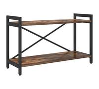 Berkfield Modern Bookcase Smoked Oak 80 X 30 X 48.5 Cm Engineered Wood