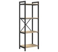 Berkfield Modern Bookcase Sonoma Oak 40 X 30 X 118 Cm Engineered Wood