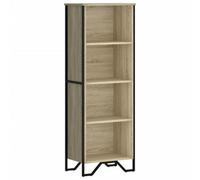 Berkfield Modern Bookcase Sonoma Oak 50X31X137.5 Cm Engineered Wood