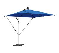 Berkfield Modern Cantilever Banana Parasol Blue 249 X 249 X 250 Cm