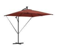 Berkfield Modern Cantilever Banana Parasol Terracotta 249 X 249 X 250 Cm