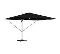Berkfield Modern Cantilever Roma Parasol Black, Black 352 X 251 X 265 Cm