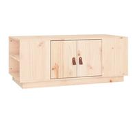 Berkfield Modern Coffee Table 100X50X41 Cm Solid Wood Pine