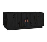 Berkfield Modern Coffee Table Black 100X50X41 Cm Solid Wood Pine