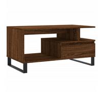 Berkfield Modern Coffee Table Brown Oak 90X49X45 Cm Engineered Wood