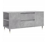 Berkfield Modern Coffee Table Concrete Grey 102X44.5X50 Cm Engineered Wood