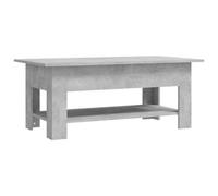 Berkfield Modern Coffee Table Concrete Grey 102X55X42 Cm Engineered Wood